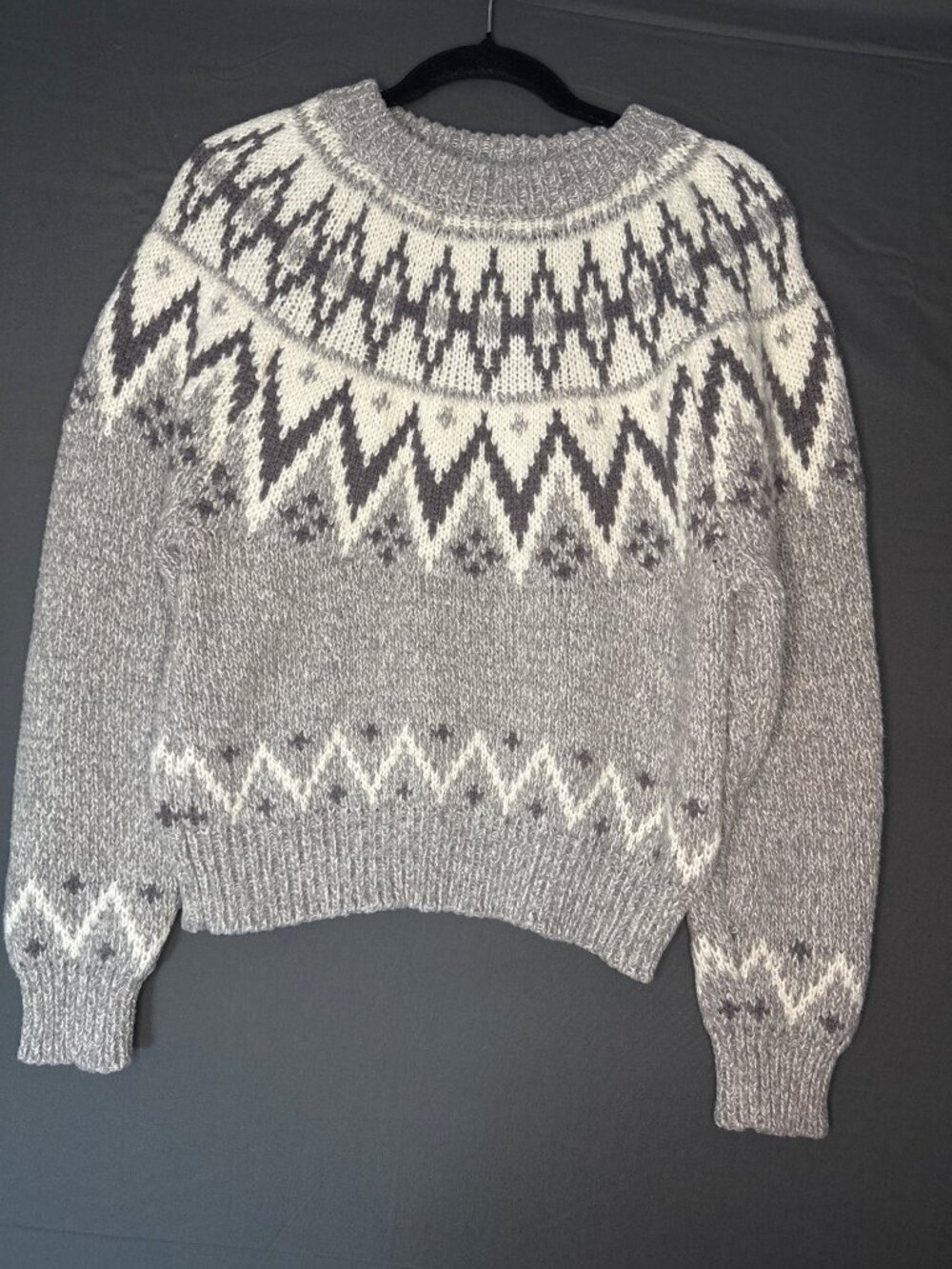 For The Republic Women’s S/P Fair Isle Sweater Nordic Ski Chalet Après Cozy